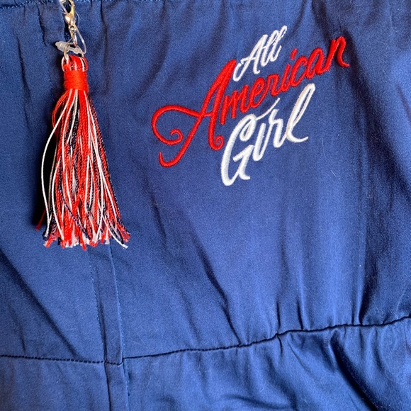 RARE Disney Parks “All American Girl” Dress NWT Patriotic Mickey Star Gingham - Picture 2 of 8